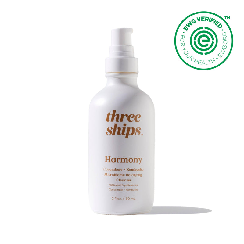 Three Ships Harmony Cucumber + Kombucha Microbiome Cleanser (118mL)