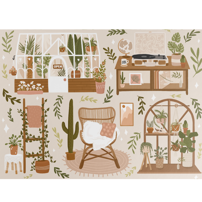 Boho Living 1000-Piece Puzzle