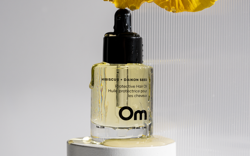 Om Hibiscus + Daikon Seed Protective Hair Oil