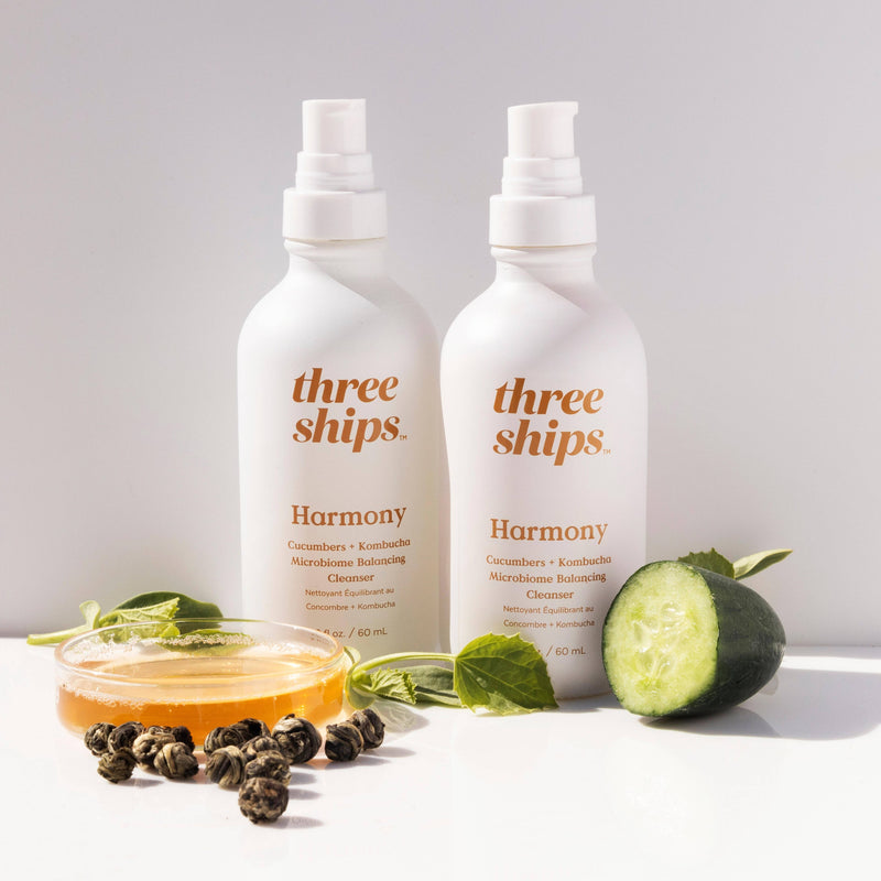Three Ships Harmony Cucumber + Kombucha Microbiome Cleanser (118mL)