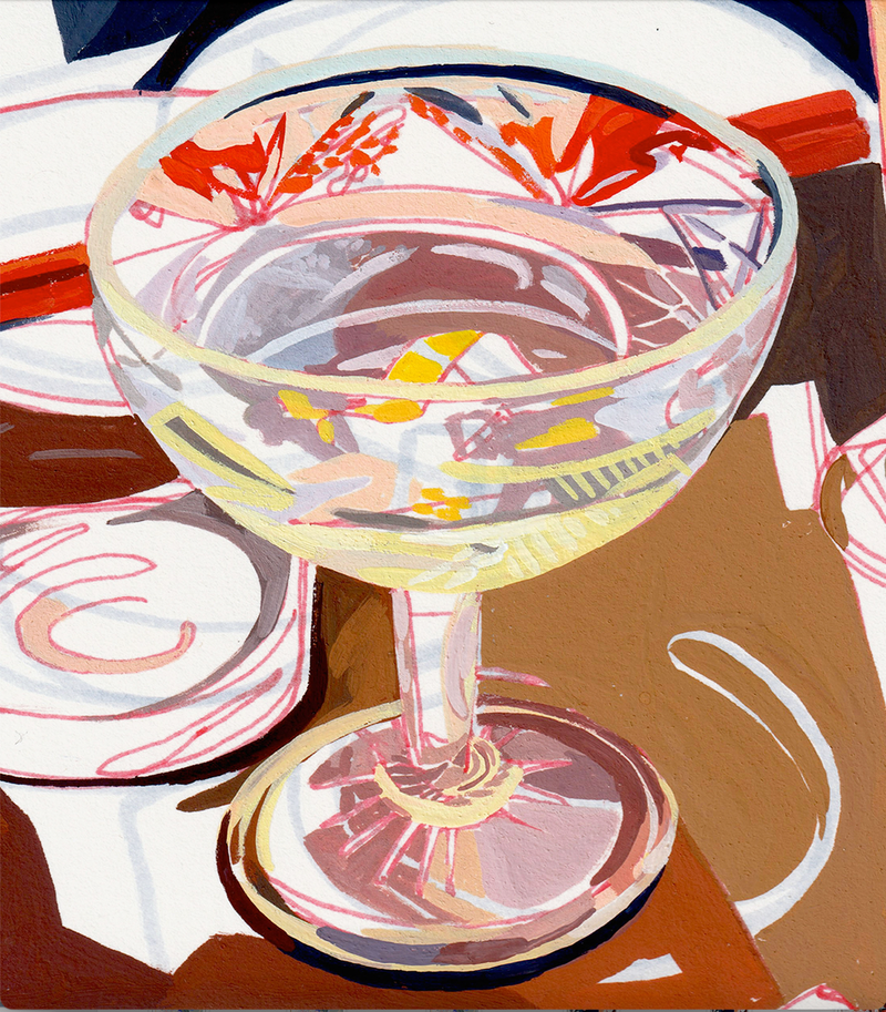 "Martini with a Twist" Cocktails in New York Giclee Print - 8x10