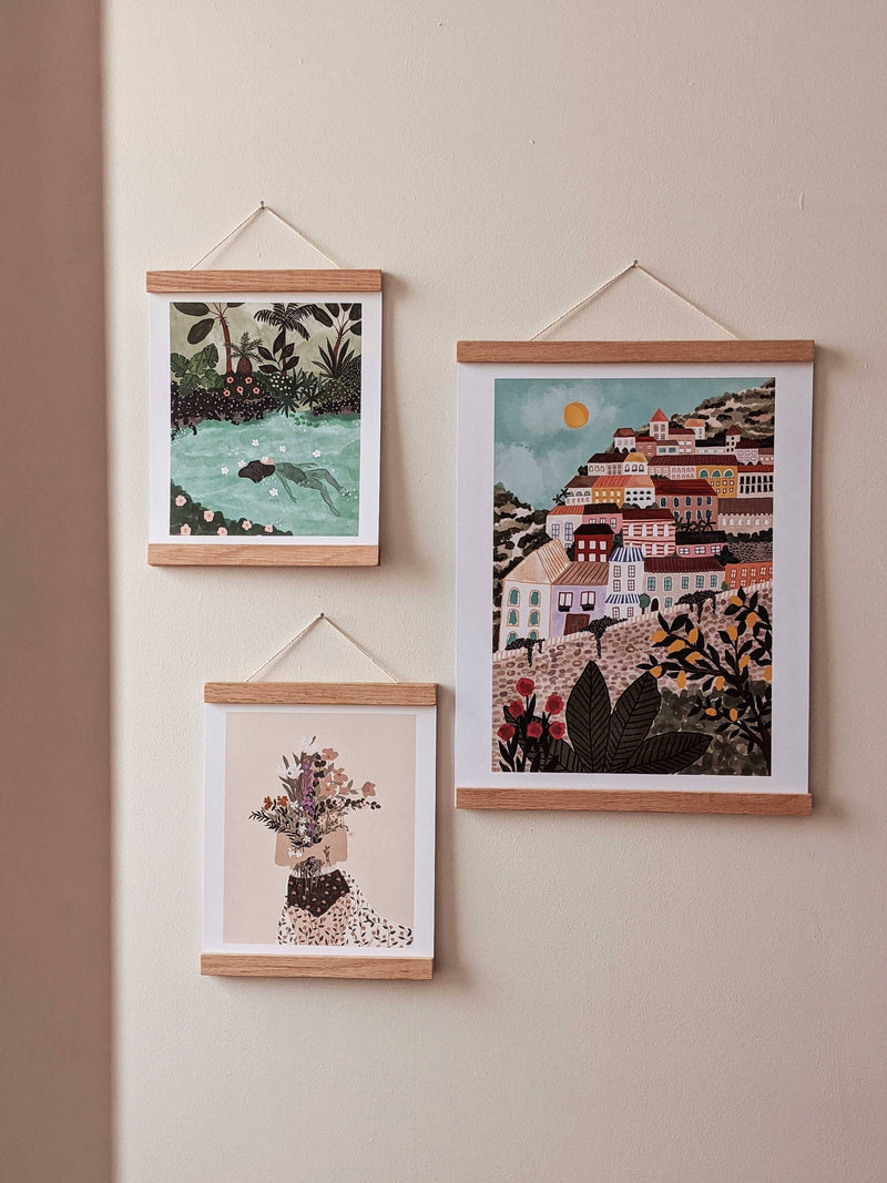 Magnetic Wooden Print Hanger