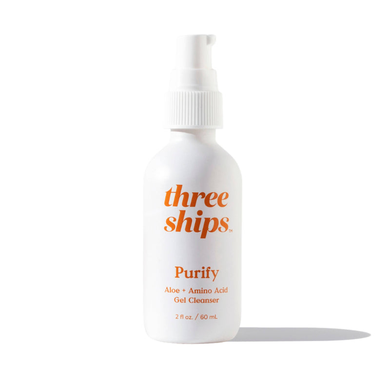 Three Ships Purify Aloe + Amino Acid Cleanser (60mL)