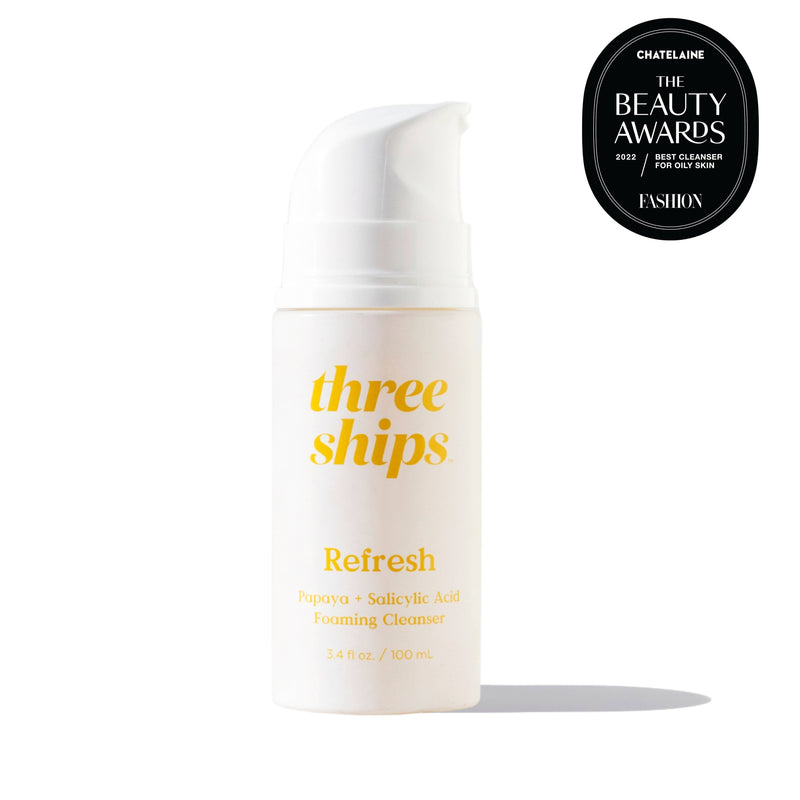 Three Ships Refresh Papaya + Salicylic Acid Cleanser (100mL)