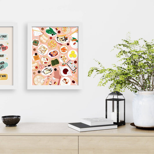 Dim sum art print