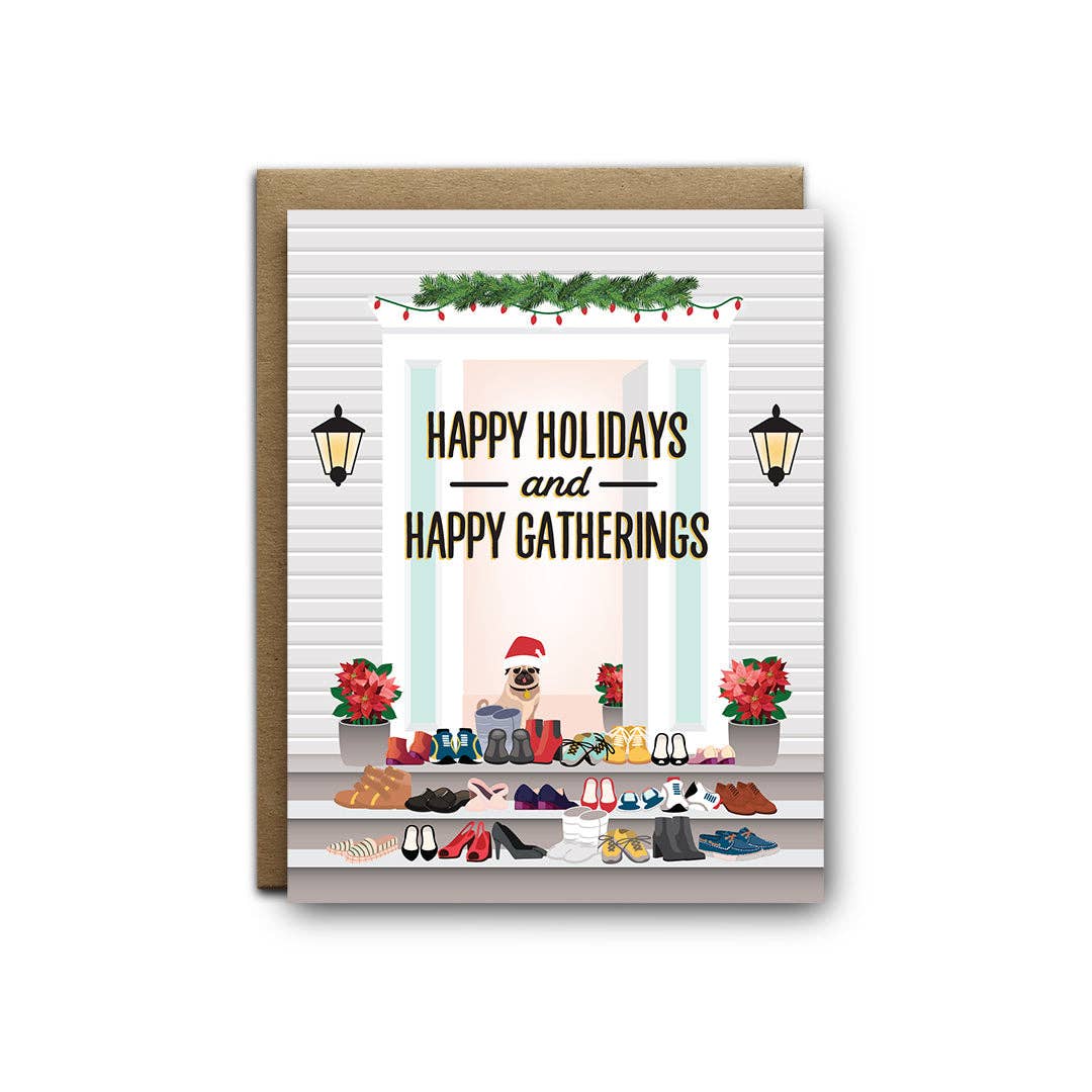 Happy Holidays and Gatherings Greeting Card